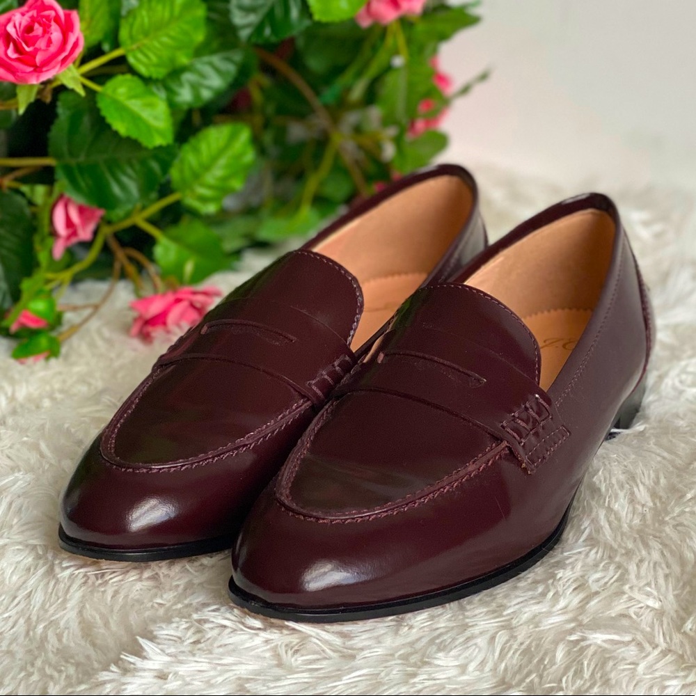 J.Crew Academy Penny Loafers J8501 leather